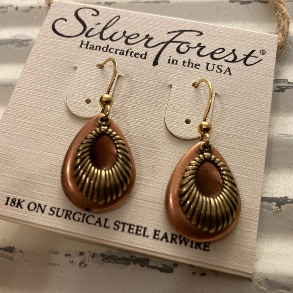 Silver Forest Earrings